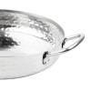 Olympia Table Presentation Handled Dish Stainless Steel Hammered 180mm Olympia Table Presentation Handled Dish Stainless Steel Hammered 180mm