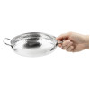 Olympia Table Presentation Handled Dish Stainless Steel Hammered 180mm Olympia Table Presentation Handled Dish Stainless Steel Hammered 180mm