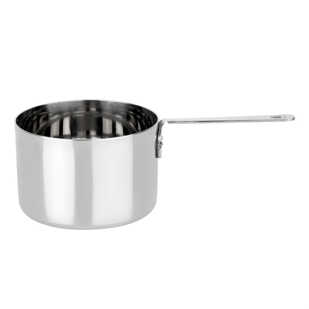 Olympia Table Presentation Mini Sauce Pan Stainless Steel 90x60mm Olympia Table Presentation Mini Sauce Pan Stainless Steel 90x60mm