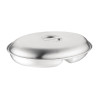 Olympia Oval Vegetable Dish Two Compartments 300mm Olympia Oval Vegetable Dish Two Compartments 300mm