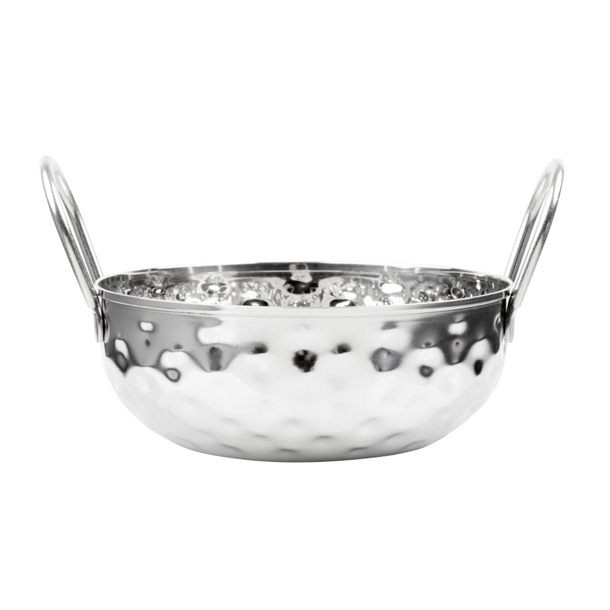 Olympia Table Presentation Hammered Kadai Dish Stainless Steel 150mm Olympia Table Presentation Hammered Kadai Dish Stainless Steel 150mm