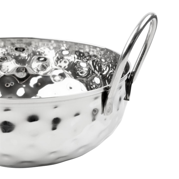 Olympia Table Presentation Hammered Kadai Dish Stainless Steel 150mm Olympia Table Presentation Hammered Kadai Dish Stainless Steel 150mm
