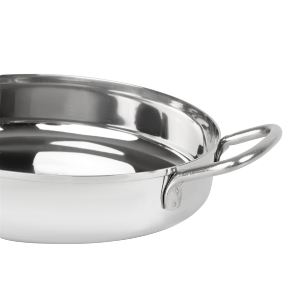 Olympia Table Presentation Double Handle Dish Stainless Steel 180mm Olympia Table Presentation Double Handle Dish Stainless Steel 180mm
