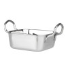 Olympia Table Presentation Square Dish Stainless Steel 115x115mm