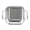 Olympia Table Presentation Square Dish Stainless Steel 115x115mm