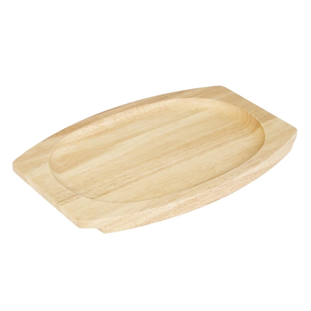 Olympia Hevea Board for Cast Iron Oval Sizzler 335x205mm (GJ557)
