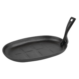 Olympia Cast-Iron Oval Sizzle Platter 280mm