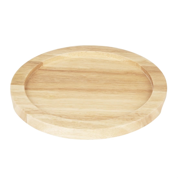 Olympia Hevea Board for Cast Iron Round Dish 254mm (GJ556) Olympia Hevea Board for Cast Iron Round Dish 254mm (GJ556)