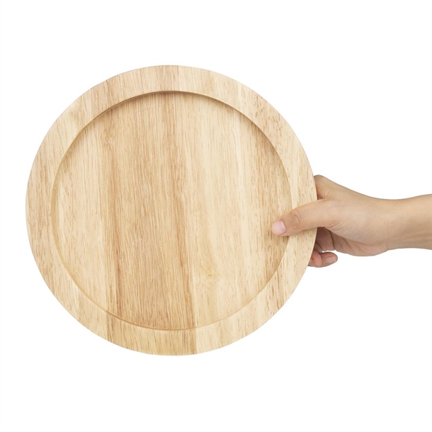 Olympia Hevea Board for Cast Iron Round Dish 254mm (GJ556) Olympia Hevea Board for Cast Iron Round Dish 254mm (GJ556)