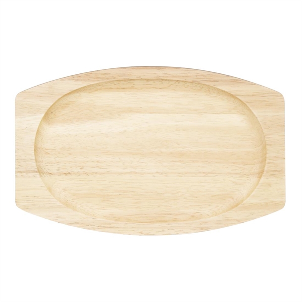 Olympia Hevea Board for Cast Iron Oval Sizzler 335x205mm (GJ557)
