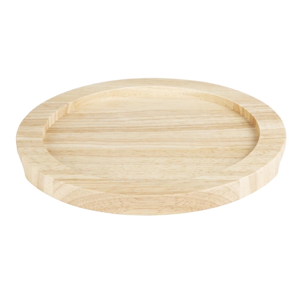Olympia Hevea Board for Cast Iron Round Eared Dish 235mm (FW816)