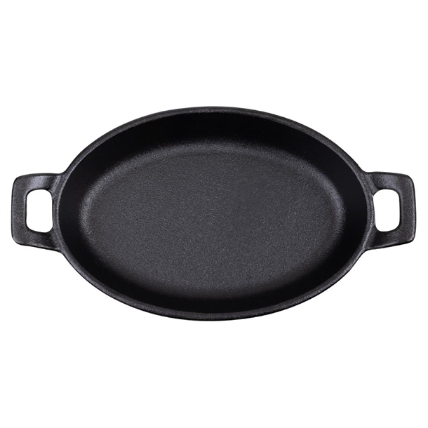 Olympia Cast Iron Oval Eared Dish 180x120mm