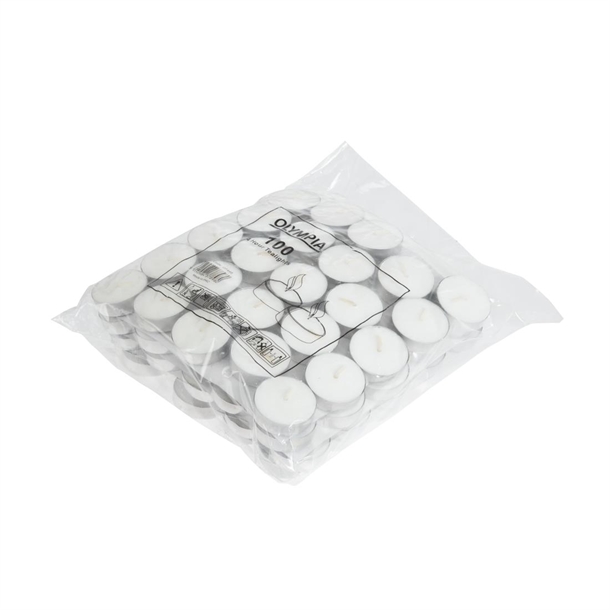 Olympia 4 Hour Tealights (Pack of 100) Olympia 4 Hour Tealights (Pack of 100)