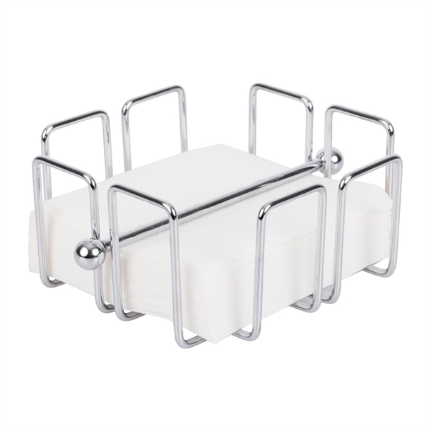 Olympia Cocktail Napkin Holder with Weight 140x140mm Olympia Cocktail Napkin Holder with Weight 140x140mm