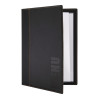 Securit Contemporary Menu Holder A4 Black