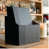 Securit Contemporary Menu Covers and Storage Box A4 Black (20 Pack)