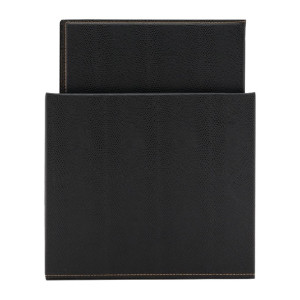 Securit Contemporary Menu Covers and Storage Box A4 Black (20 Pack)