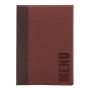 Securit Contemporary Menu Cover A4 Red