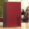 Securit Contemporary Menu Cover A4 Red