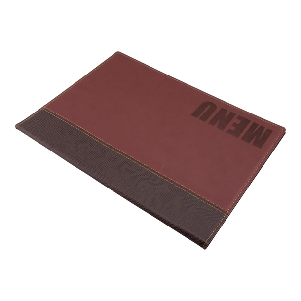 Securit Contemporary Menu Cover A4 Red