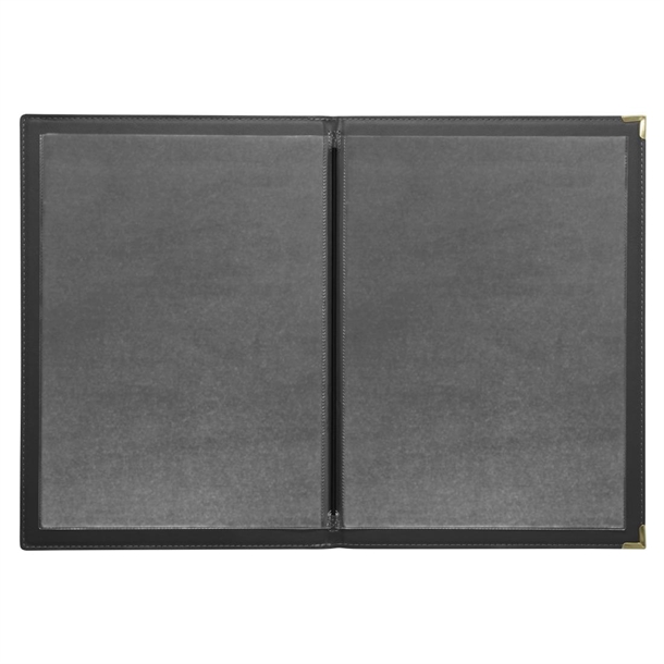 Olympia Leatherette Style Menu Cover A4 2 Card