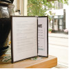 Securit Crystal Double Sided Menu Cover A4 Triple (3 Pack)