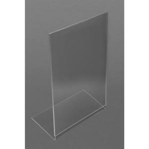 Olympia Leanback Menu Holder Acrylic A4