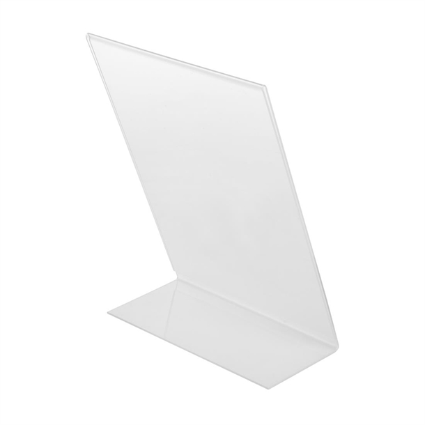 Olympia Leanback Menu Holder Acrylic A4