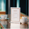 Olympia Menu Holder Acrylic A5 Olympia Menu Holder Acrylic A5