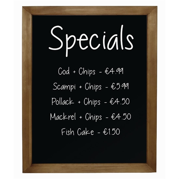Olympia Wood Frame Chalkboard 600 x 800mm