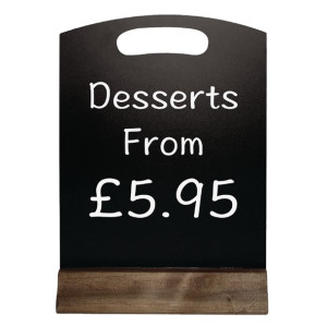 Olympia Freestanding Chalkboard 150 x 225mm