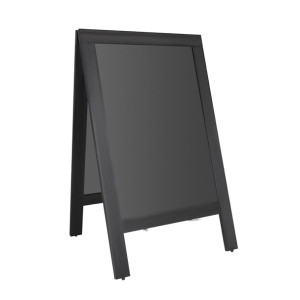Olympia Pavement Board Black Wooden Frame 700x1200mm