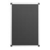 Olympia Black Magnetic Board - 400x600mm