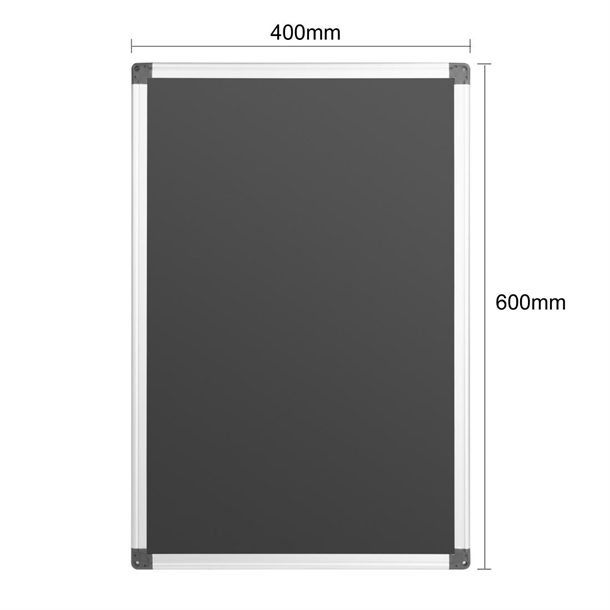 Olympia Black Magnetic Board - 400x600mm