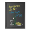 Olympia Wallboard Black Wooden Frame 600x800mm Olympia Wallboard Black Wooden Frame 600x800mm