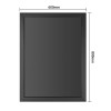 Olympia Wallboard Black Wooden Frame 600x800mm Olympia Wallboard Black Wooden Frame 600x800mm
