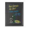 Olympia Wallboard Black Wooden Frame 450x600mm