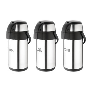 Olympia Pump Action Tea Airpot 3Ltr