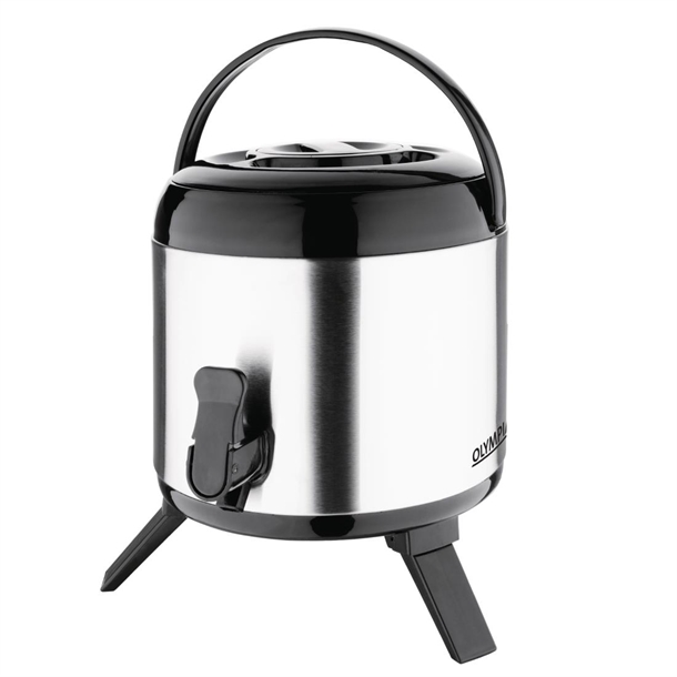Olympia Stainless Steel Double-Wall Beverage Dispenser 6Ltr Olympia Stainless Steel Double-Wall Beverage Dispenser 6Ltr
