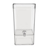 Chef Inox Juice Dispenser Polycarbonate Square 7.5Ltr 247x200x348mm Chef Inox Juice Dispenser Polycarbonate Square 7.5Ltr 247x200x348mm