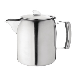 Olympia Airline Tea Pot Stainless Steel 1.6Ltr