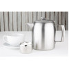 Olympia Airline Tea Pot Stainless Steel 1.6Ltr