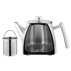Olympia Conical Insulated Stainless Steel Teapot with Filter 350ml