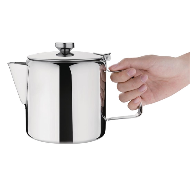 Olympia Concorde Tea Pot Stainless Steel 1.35Ltr Olympia Concorde Tea Pot Stainless Steel 1.35Ltr