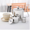 Olympia Concorde Tea Pot Stainless Steel 1.35Ltr Olympia Concorde Tea Pot Stainless Steel 1.35Ltr