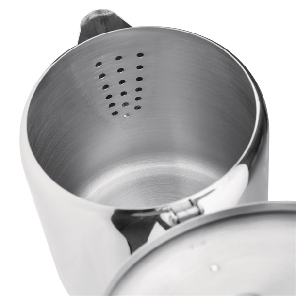 Olympia Concorde Tea Pot Stainless Steel 1.35Ltr Olympia Concorde Tea Pot Stainless Steel 1.35Ltr