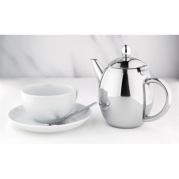 Olympia Richmond Stainless Steel Teapot 500ml Olympia Richmond Stainless Steel Teapot 500ml