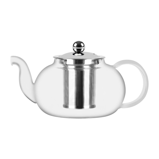 Brew Infuser Glass Teapot with Filter & ABS Knob 800ml (2 Pack)