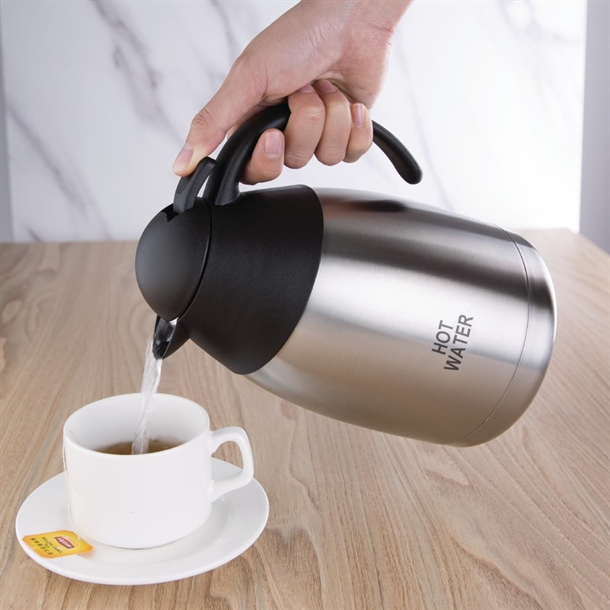 Olympia Insulated Hot Water Jug with Domed Lid 1500ml