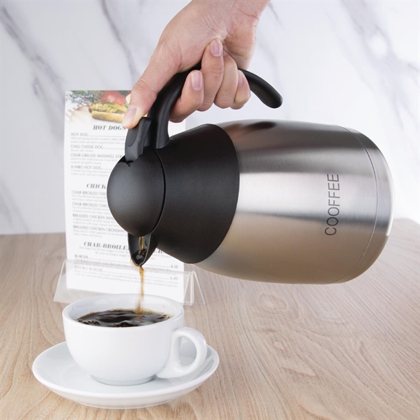 Olympia Insulated Coffee Jug with Domed Lid 1500ml